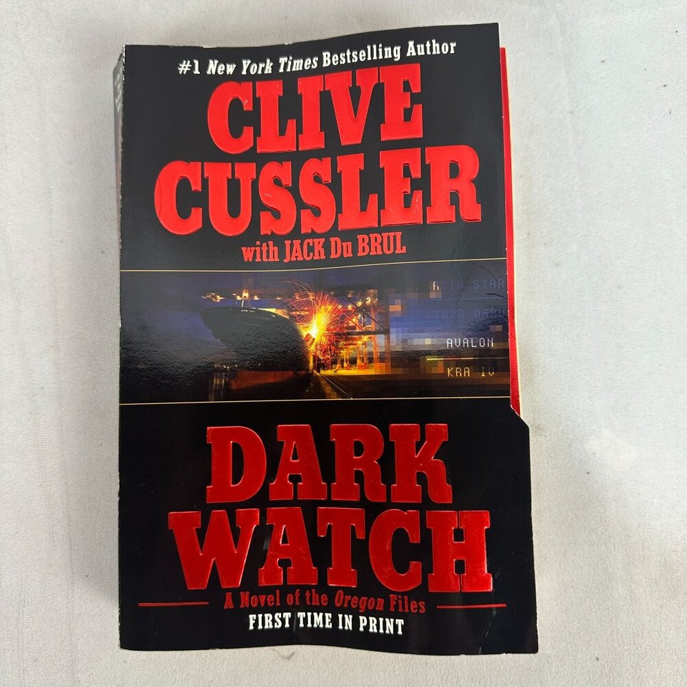 Dark Watch Clive Cussler & Jack Du Brul 2005 Paperback Oregon Files Novel